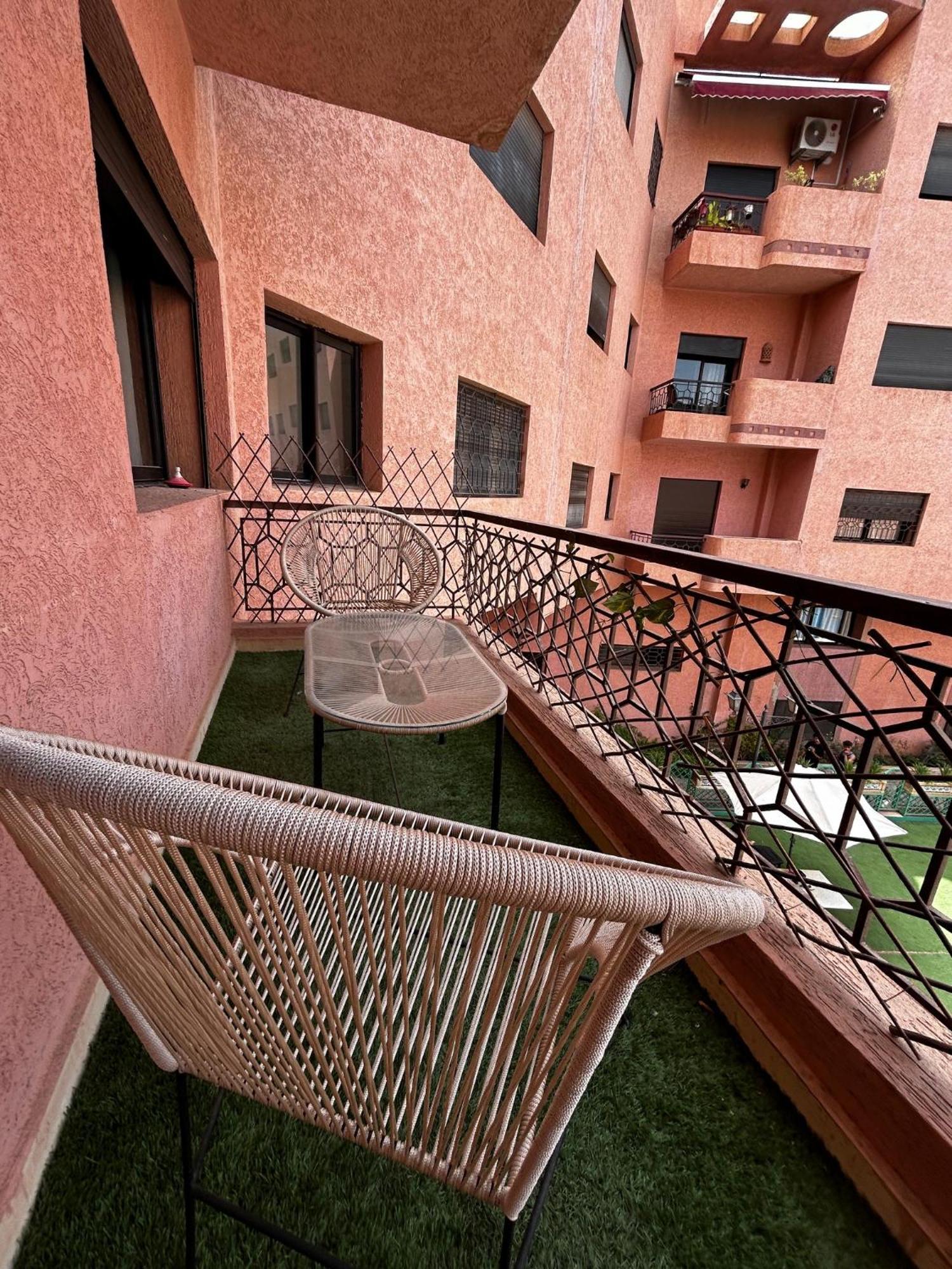 Charmant Appartement A Gueliz Marrakesh Buitenkant foto